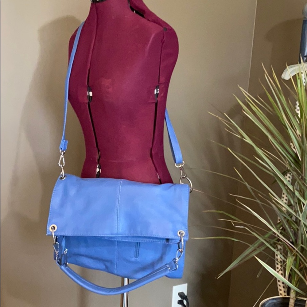 Blue Convertible Crossbody/Shoulder Bag